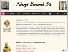 Tablet Screenshot of fabergeresearch.com